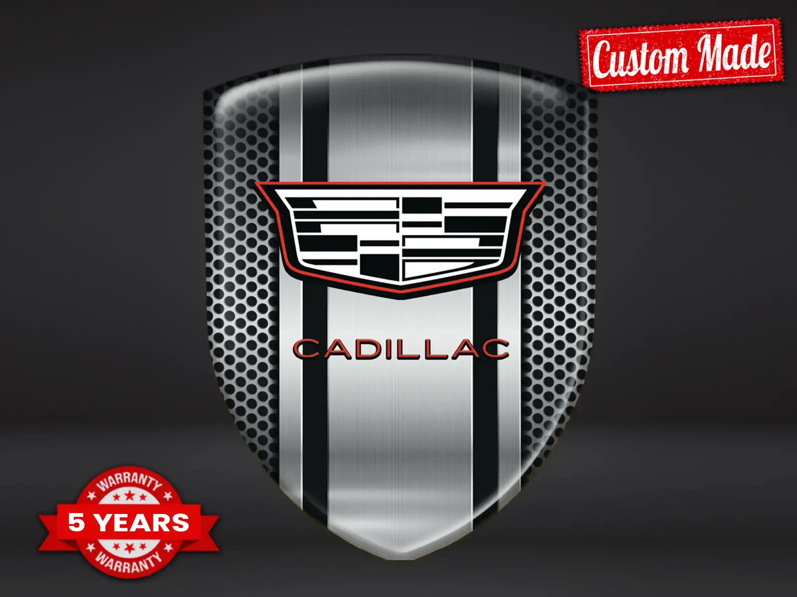 Cadillac Pegatinas Cúpula Resina Estilo Lujo Premium SUV